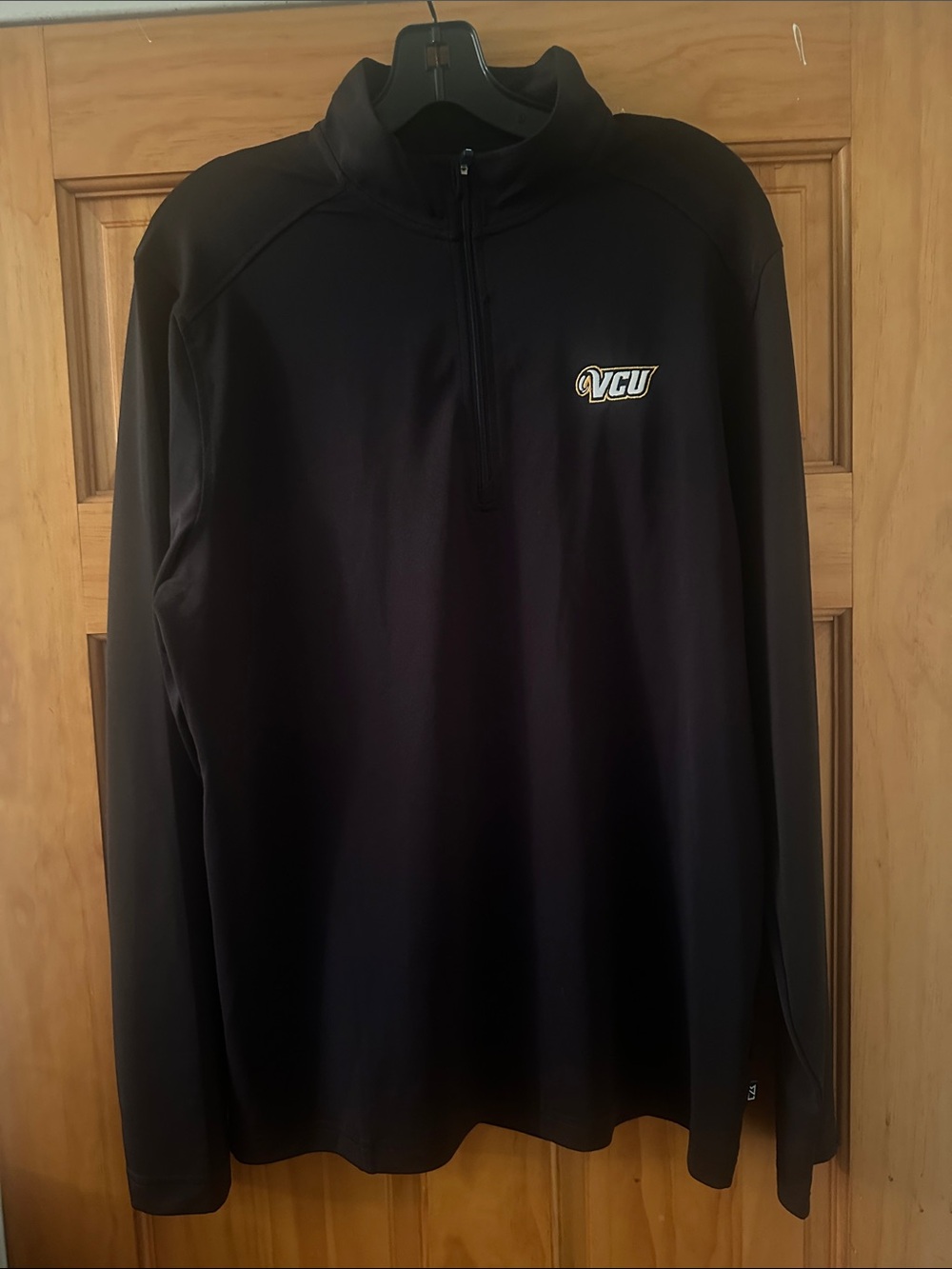 Men's Black Quarter-Zip Pullover